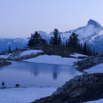 Breccia Peak on the Blue Moon, WA Tourism