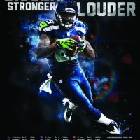 Seahawks Schedule Posters